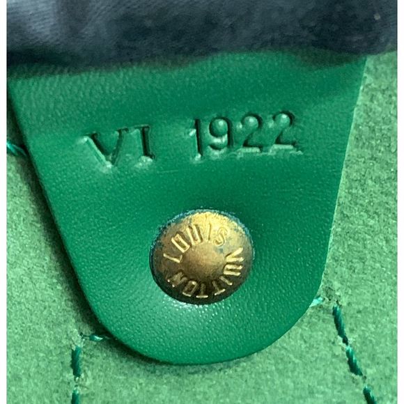 Louis Vuitton Speedy Handbag Epi Leather 25 Green - Picture 11 of 11